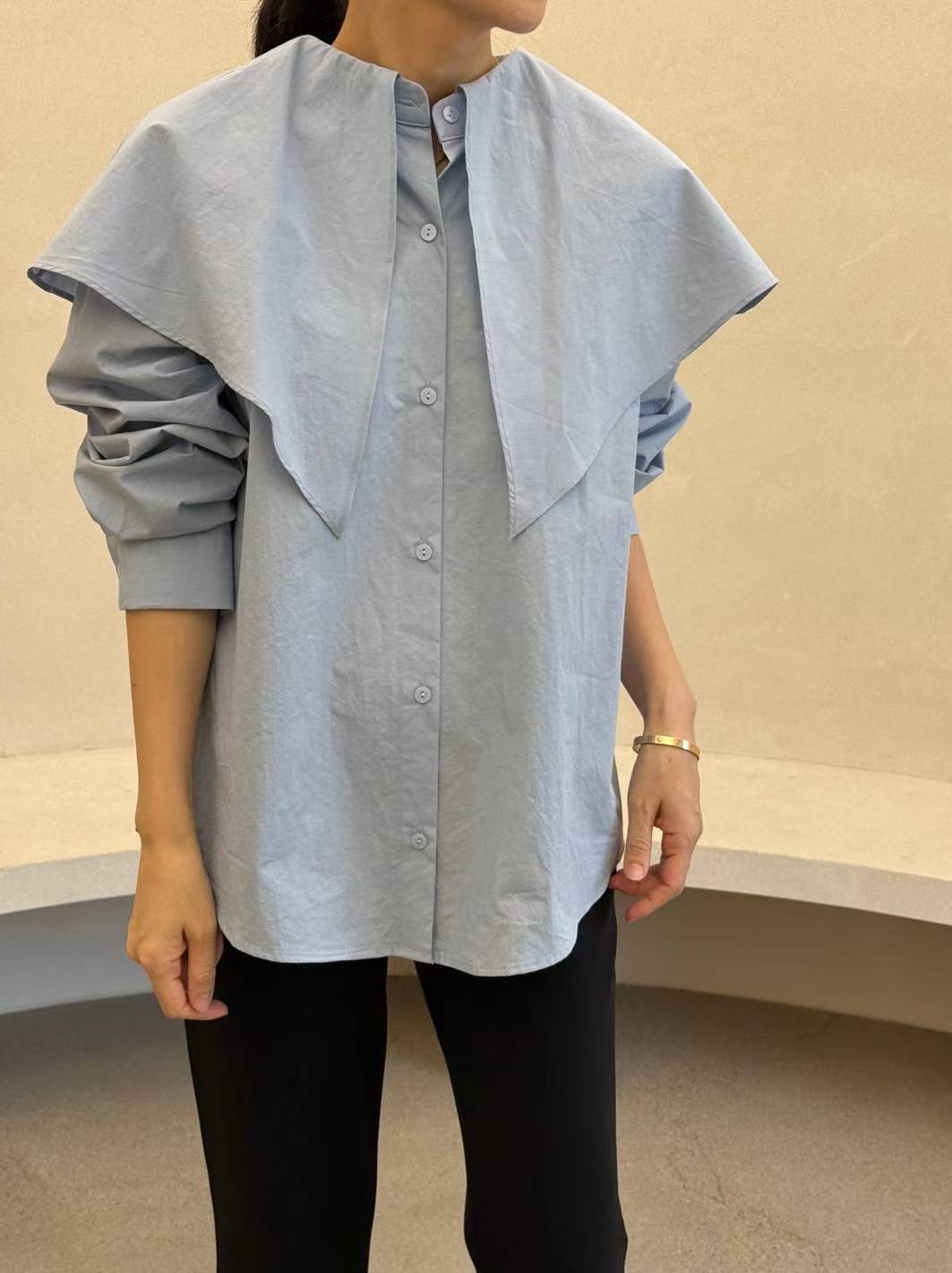 1mm東大門㊣直郵女裝新品25秋冬休閑熱賣真品推薦襯衫蕾絲衫1mm襯衫/蕾絲衫