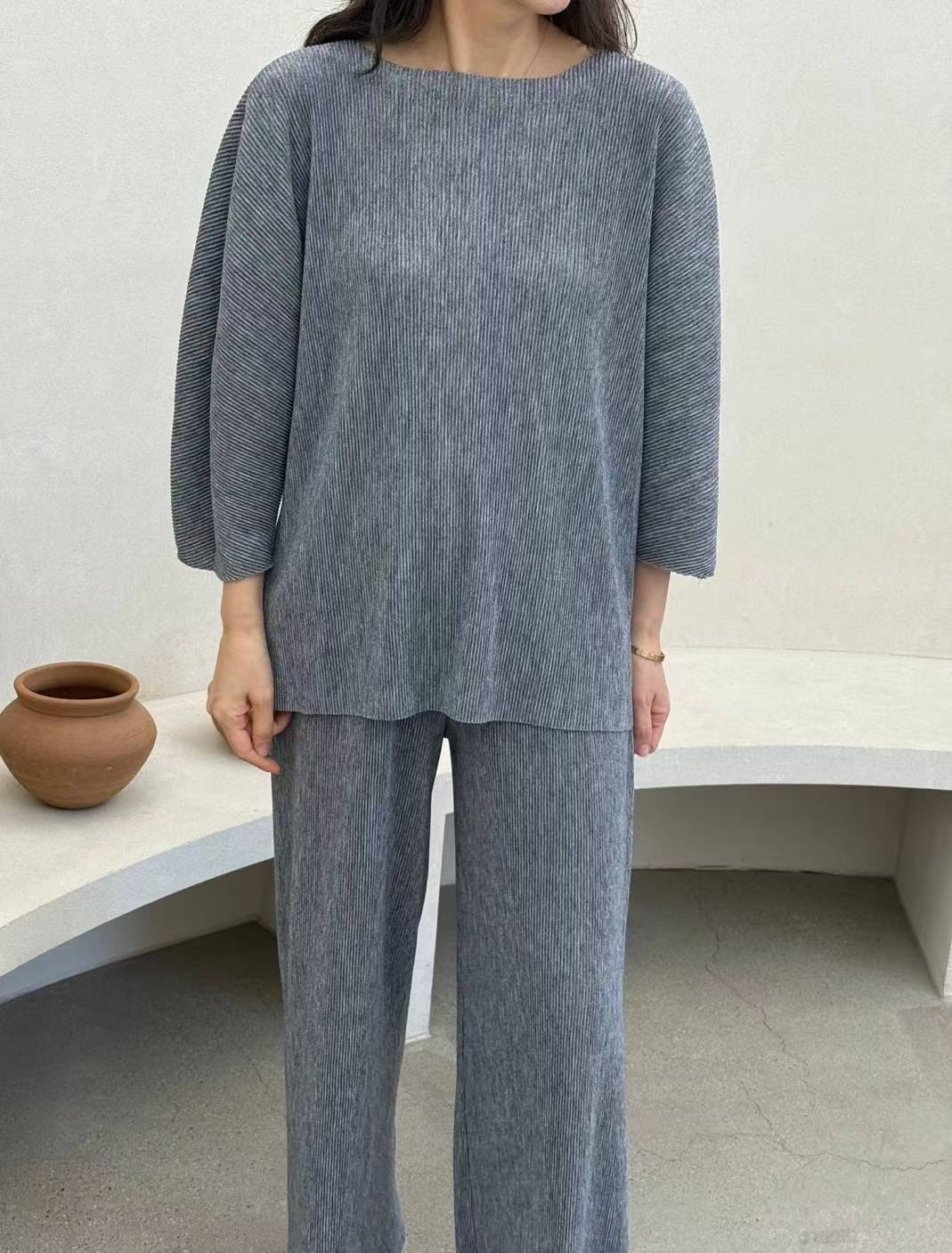 1mm韓國直郵㊣女裝新款真品休閑推薦熱賣職業25秋冬人氣套裝1mm套裝圖色3