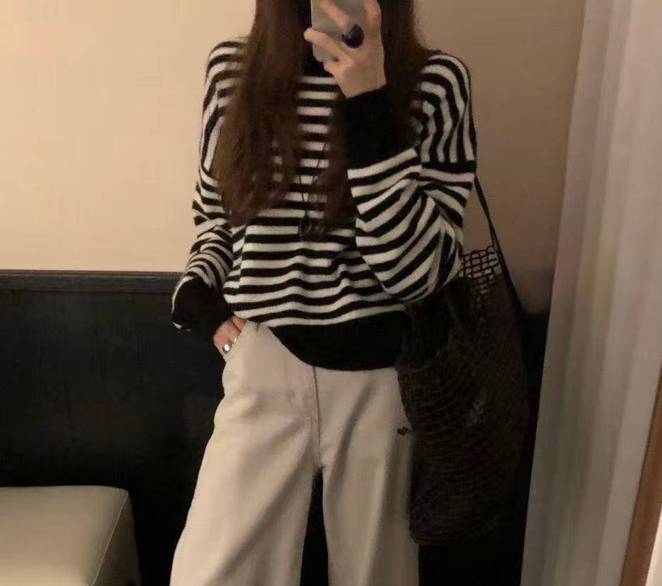 MUTE韓國代購㊣女裝新品25秋冬真品熱賣人氣推薦休閑長袖T恤MUTE長袖T恤圖色2