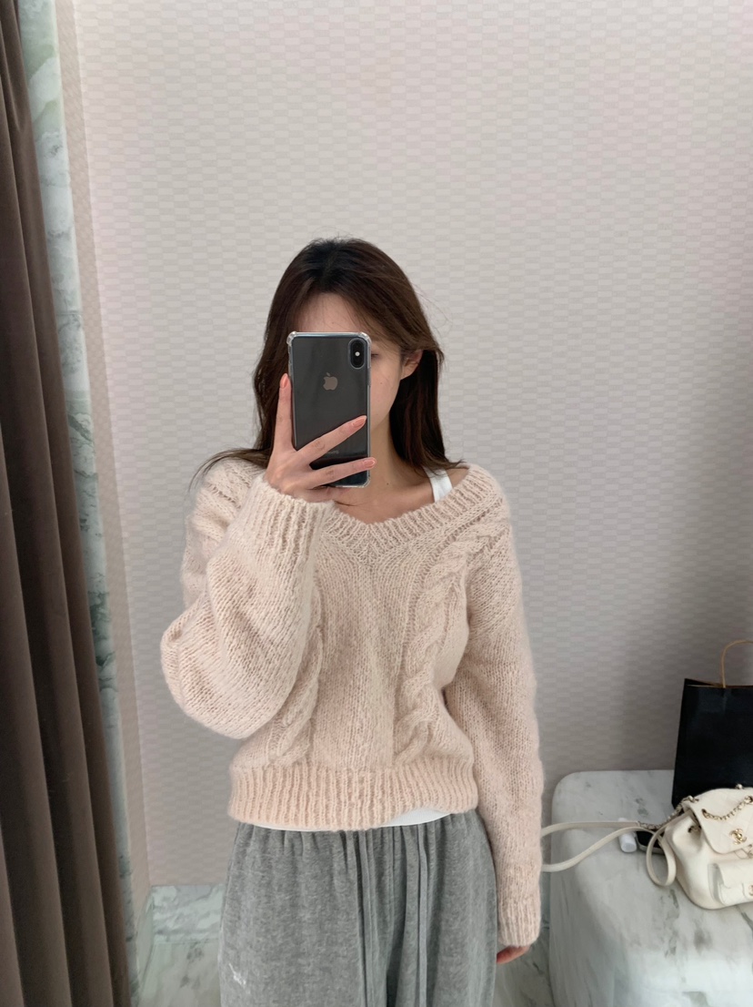 RIETTE東大門㊣代購女士新品職業時尚真品推薦休閑25秋冬毛衣RIETTE毛衣