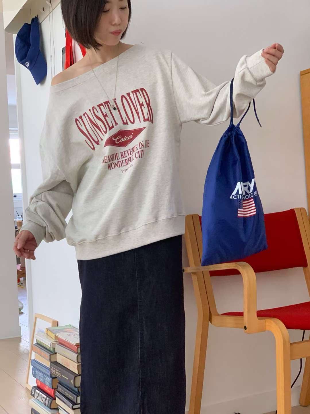 ARHEE韓國直郵㊣女士新款職業推薦25秋冬時尚熱賣休閑人氣衛衣ARHEE衛衣