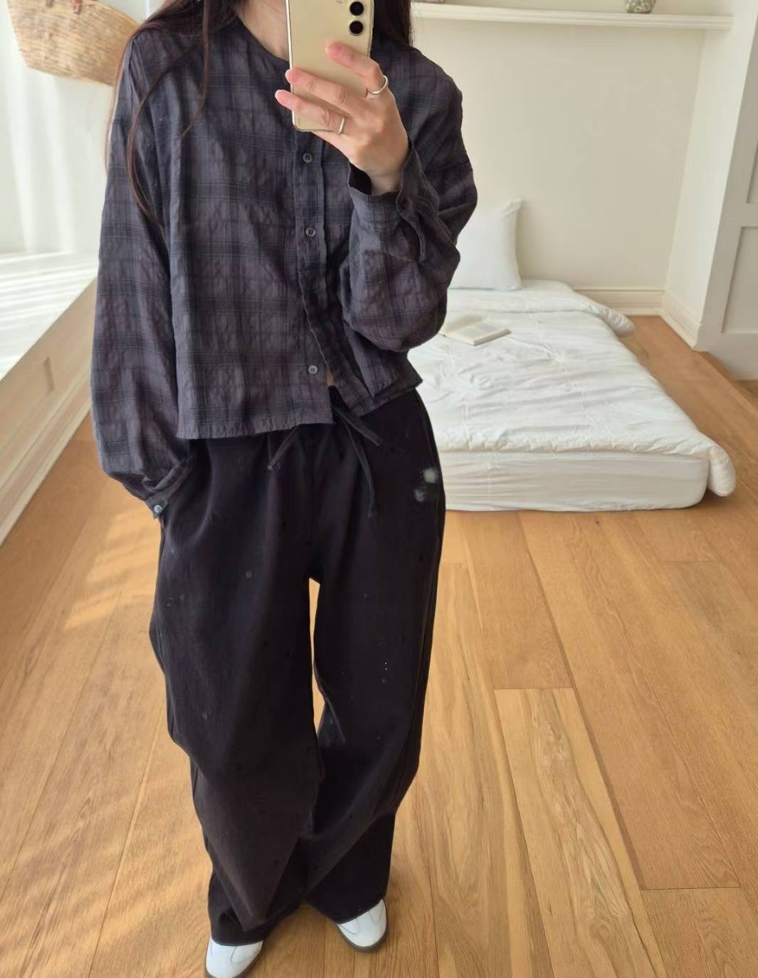 ARLOW韓國代購㊣女裝新款熱賣職業時尚25秋冬人氣襯衫蕾絲衫ARLOW襯衫/蕾絲衫圖色2