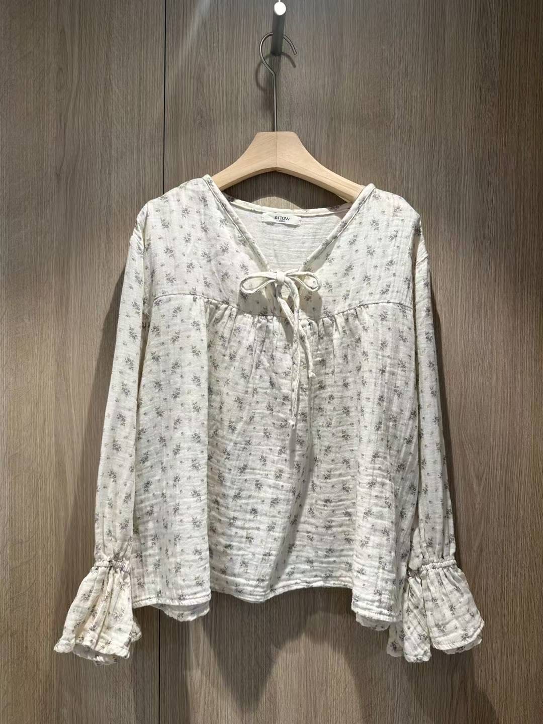 ARLOW東大門㊣實拍女士新款職業人氣熱賣休閑25秋冬襯衫蕾絲衫ARLOW襯衫/蕾絲衫