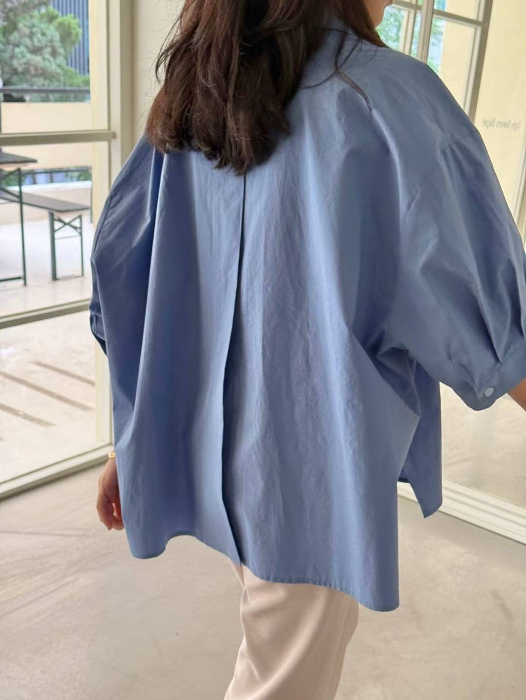 1mm韓國代購㊣女士新品真品人氣休閑25秋冬職業時尚襯衫蕾絲衫1mm襯衫/蕾絲衫