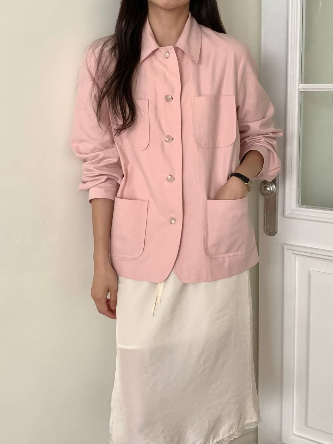 MUTE東大門㊣直郵女士新品休閑25秋冬熱賣真品人氣夾克口袋MUTE夾克圖色2