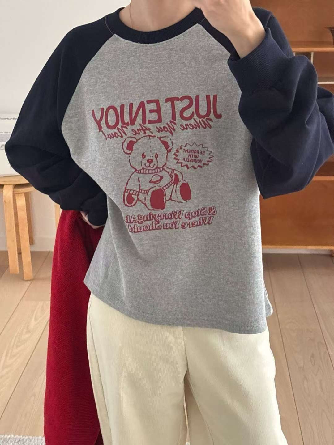 ARHEE東大門㊣代購女裝新品真品職業時尚休閑25秋冬長袖T恤ARHEE長袖T恤