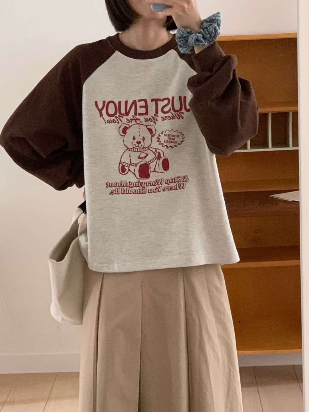 ARHEE東大門㊣代購女裝新品真品職業時尚休閑25秋冬長袖T恤ARHEE長袖T恤