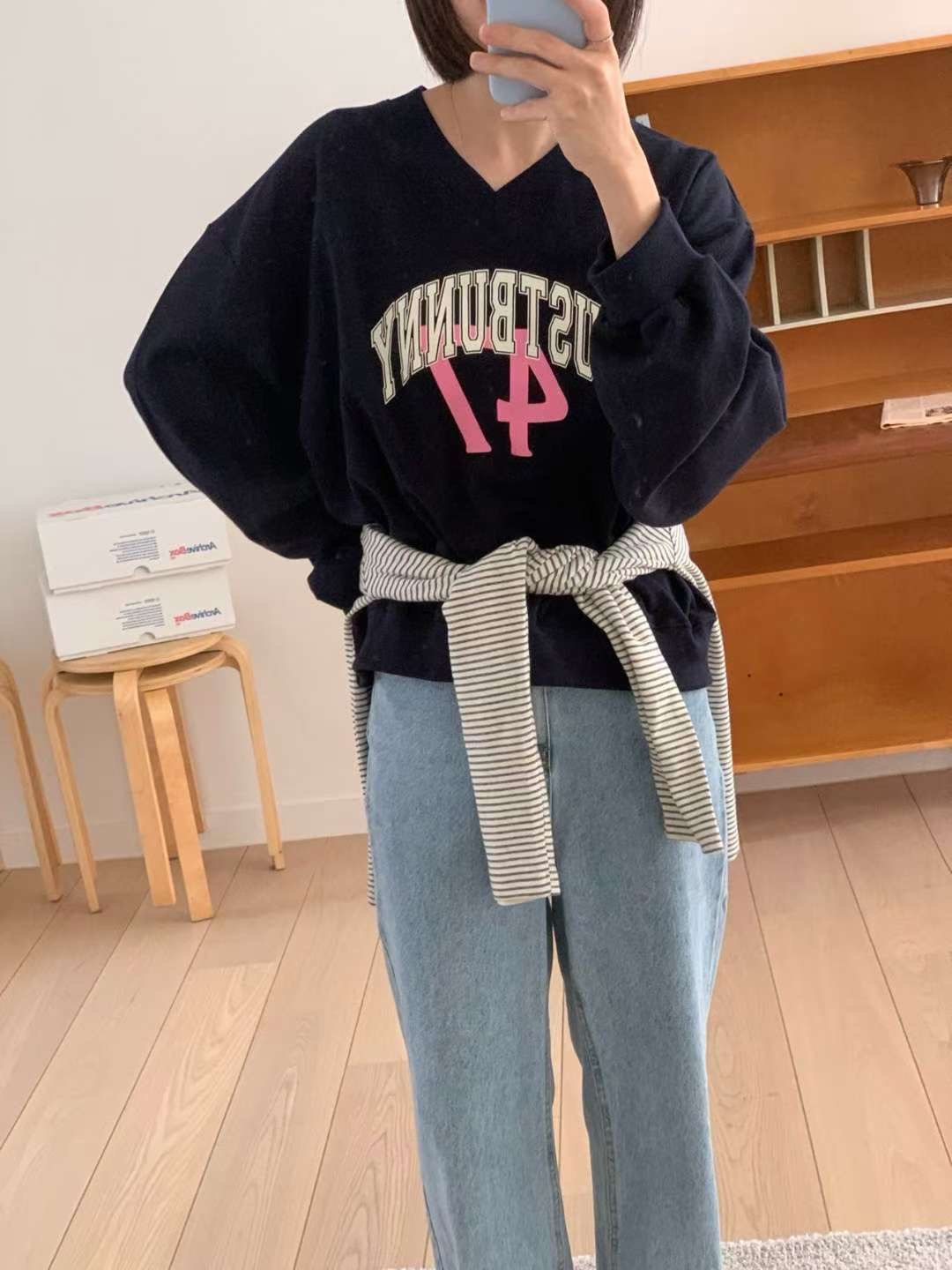 ARHEE東大門㊣實拍女裝新款休閑真品職業時尚25秋冬衛衣不含屁簾ARHEE衛衣