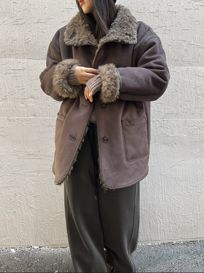 NEAR LEAP-P東大門㊣代購女士新款熱賣25秋冬中長款大衣里外穿NEAR LEAP中長款大衣