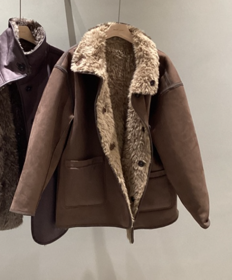 NEAR LEAP-P東大門㊣代購女士新款熱賣25秋冬中長款大衣里外穿NEAR LEAP中長款大衣圖色2