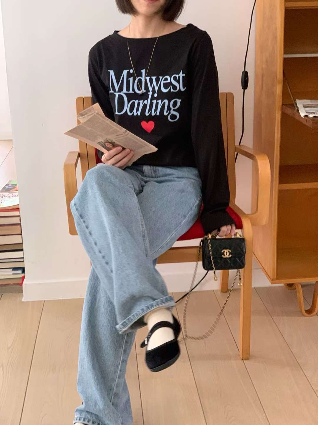 ARHEE東大門㊣代購女裝新款熱賣時尚休閑推薦職業25秋冬長袖T恤ARHEE長袖T恤