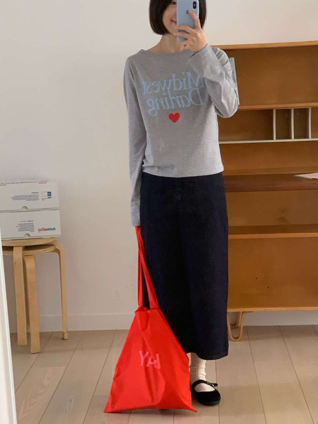 ARHEE東大門㊣代購女裝新款熱賣時尚休閑推薦職業25秋冬長袖T恤ARHEE長袖T恤