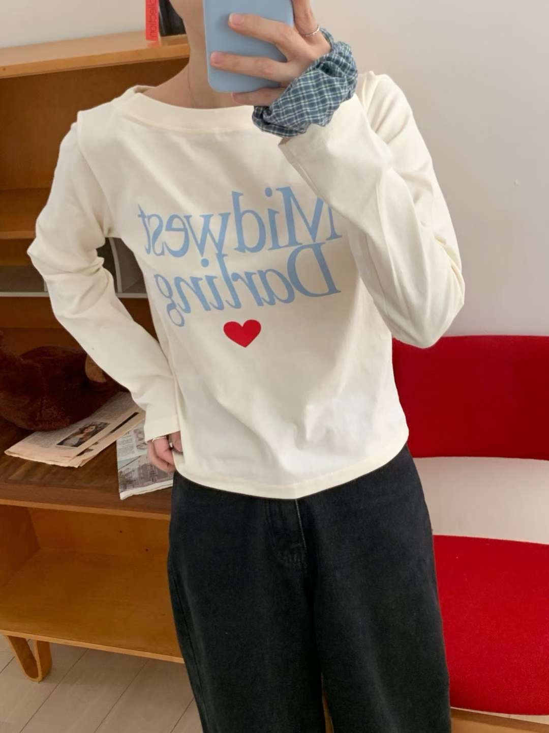 ARHEE東大門㊣代購女裝新款熱賣時尚休閑推薦職業25秋冬長袖T恤ARHEE長袖T恤圖色3