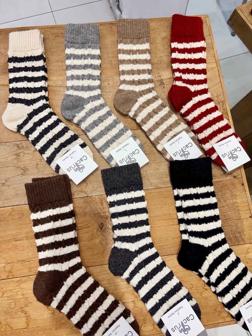 CACTUS-Q東大門㊣代購女士新品人氣推薦職業真品25秋冬襪子羊毛CACTUS十雙起/可混搭襪子