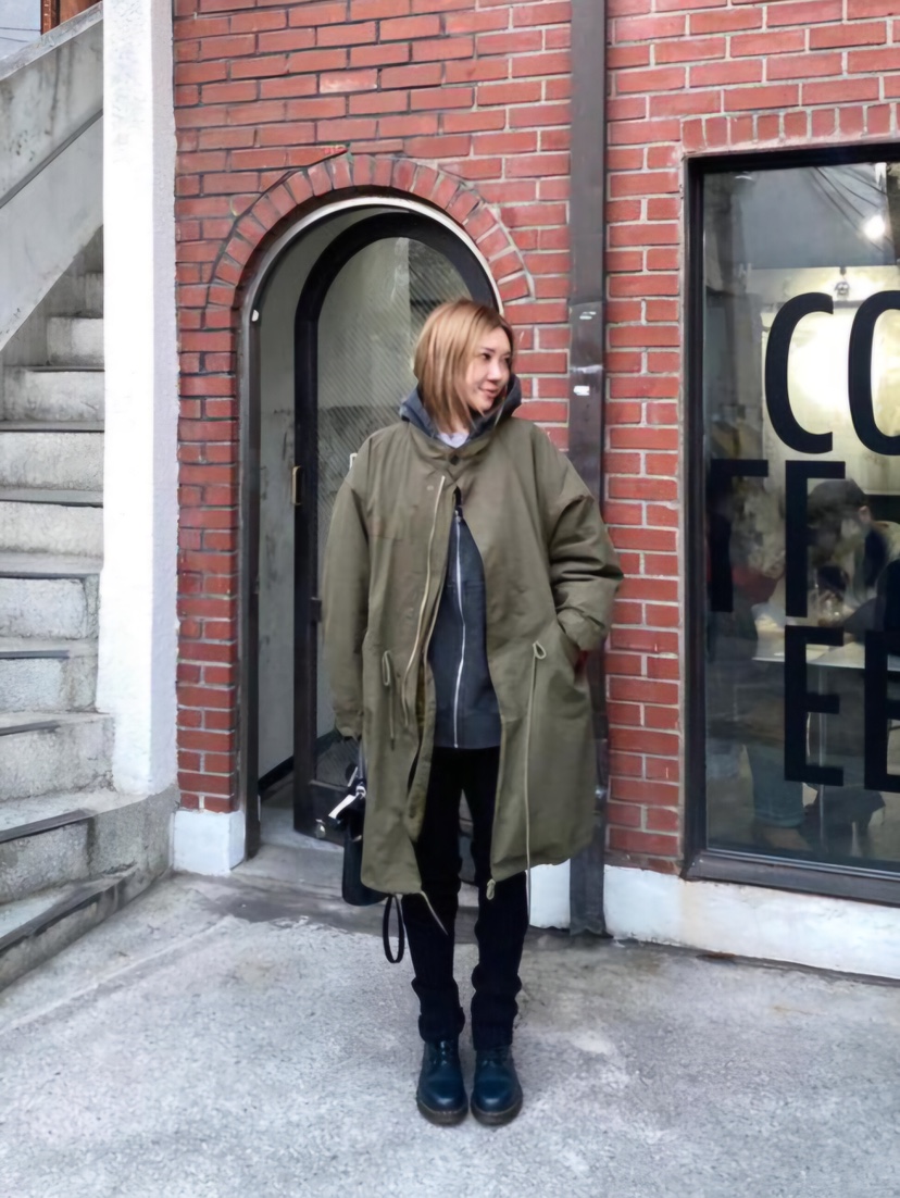 LIKEVAM韓國直郵㊣女士新款25秋冬真品時尚推薦職業中長款大衣LIKEVAM中長款大衣