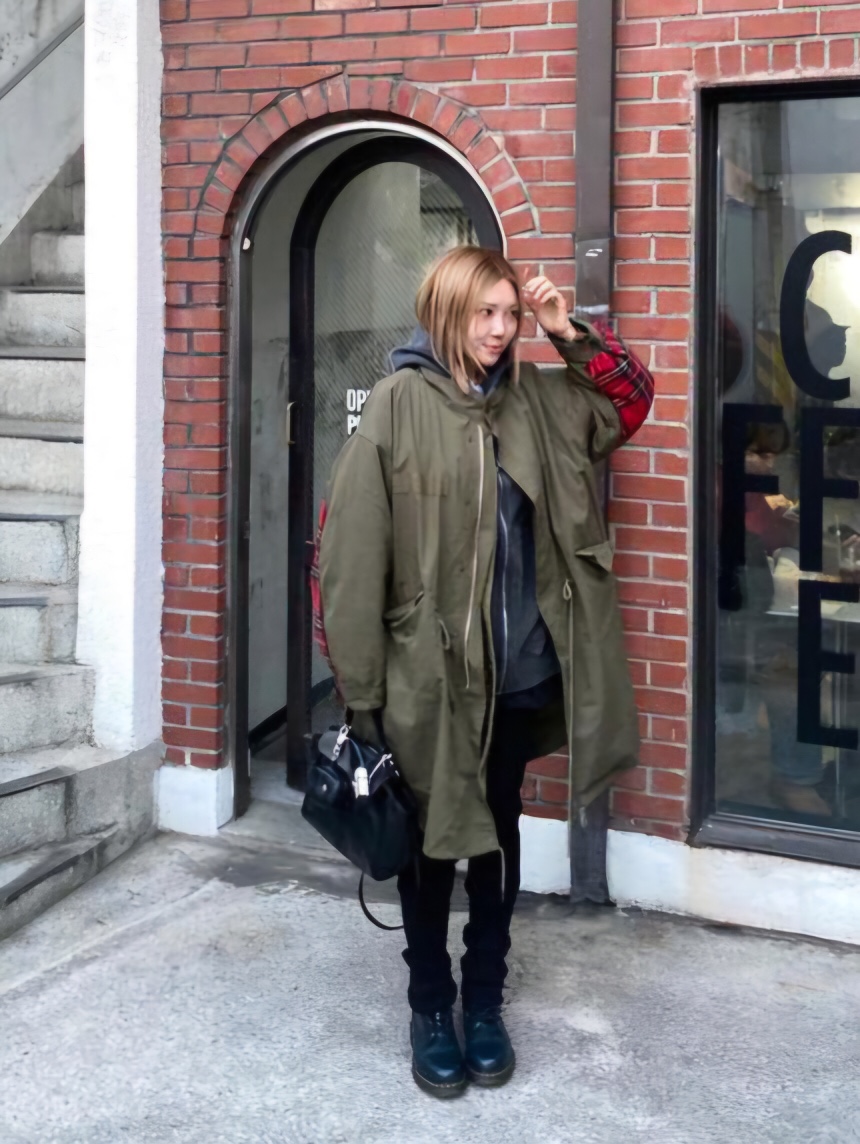 LIKEVAM韓國直郵㊣女士新款25秋冬真品時尚推薦職業中長款大衣LIKEVAM中長款大衣