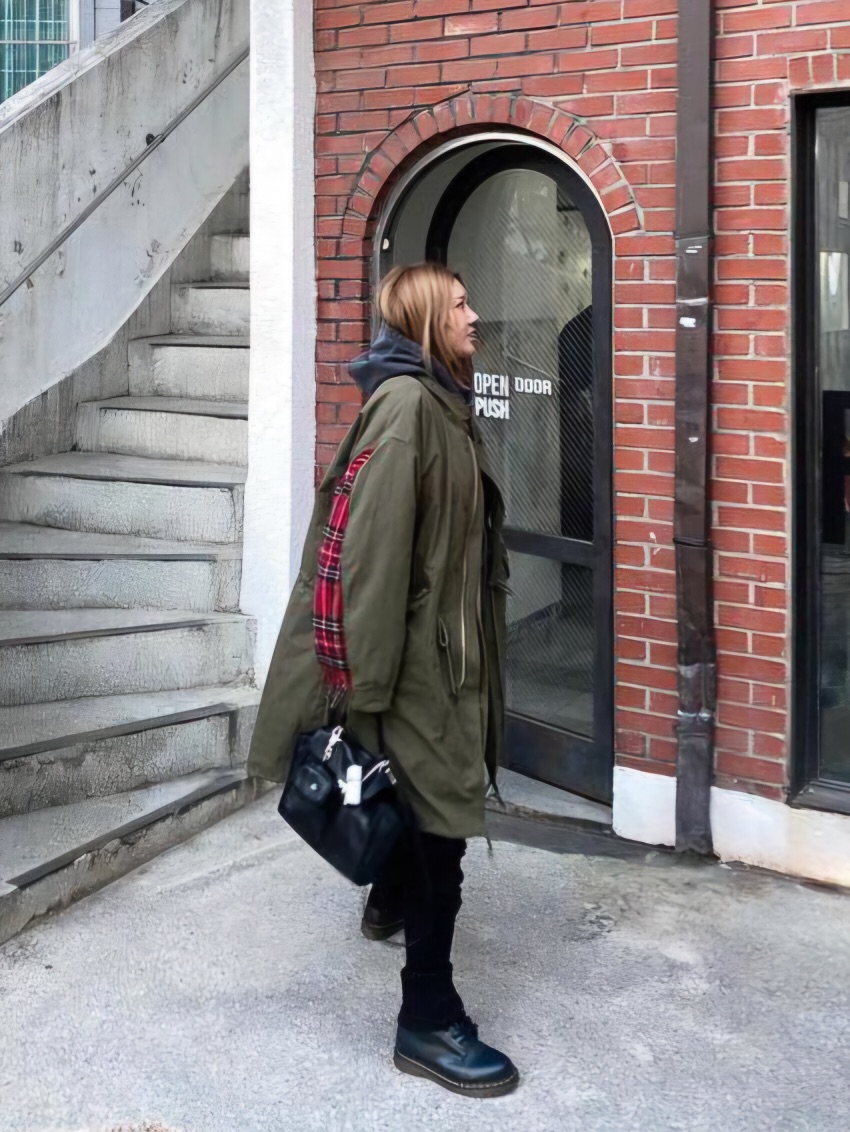 LIKEVAM韓國直郵㊣女士新款25秋冬真品時尚推薦職業中長款大衣LIKEVAM中長款大衣