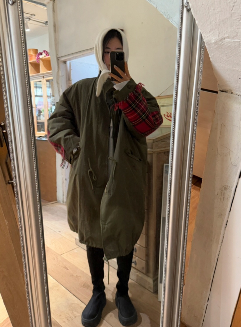 LIKEVAM韓國直郵㊣女士新款25秋冬真品時尚推薦職業中長款大衣LIKEVAM中長款大衣