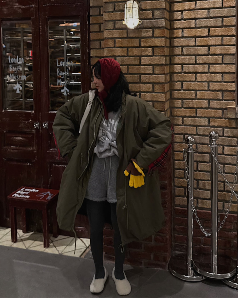 LIKEVAM韓國直郵㊣女士新款25秋冬真品時尚推薦職業中長款大衣LIKEVAM中長款大衣