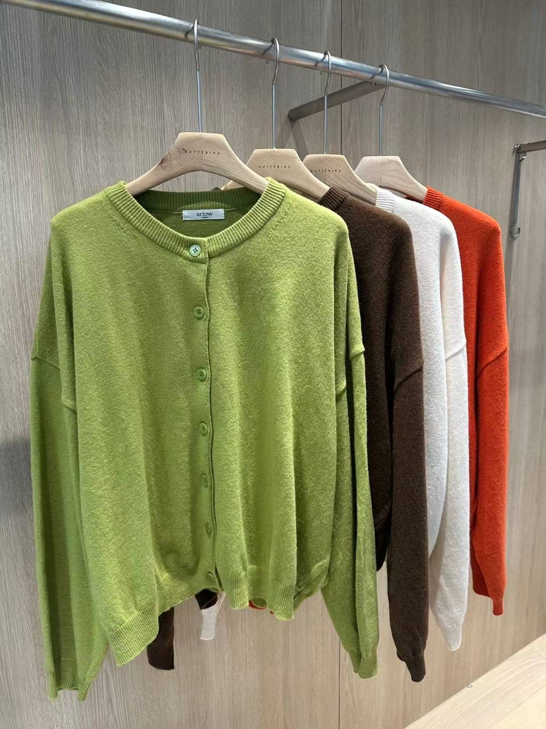 ARLOW東大門㊣代購女士新款真品時尚25秋冬休閑人氣熱賣針織衫ARLOW針織衫圖色3左三色