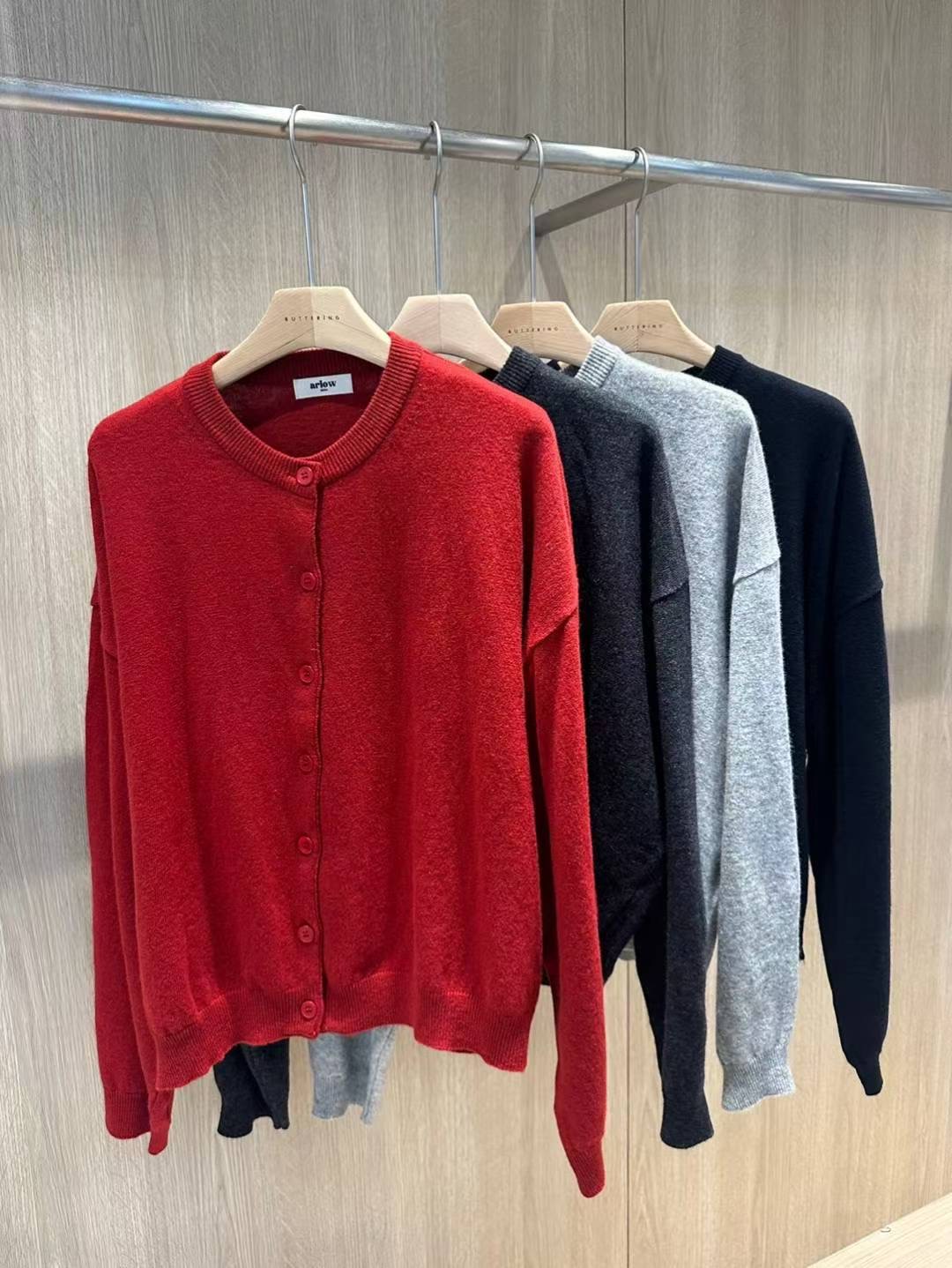 ARLOW東大門㊣代購女士新款真品時尚25秋冬休閑人氣熱賣針織衫ARLOW針織衫圖色8左八色