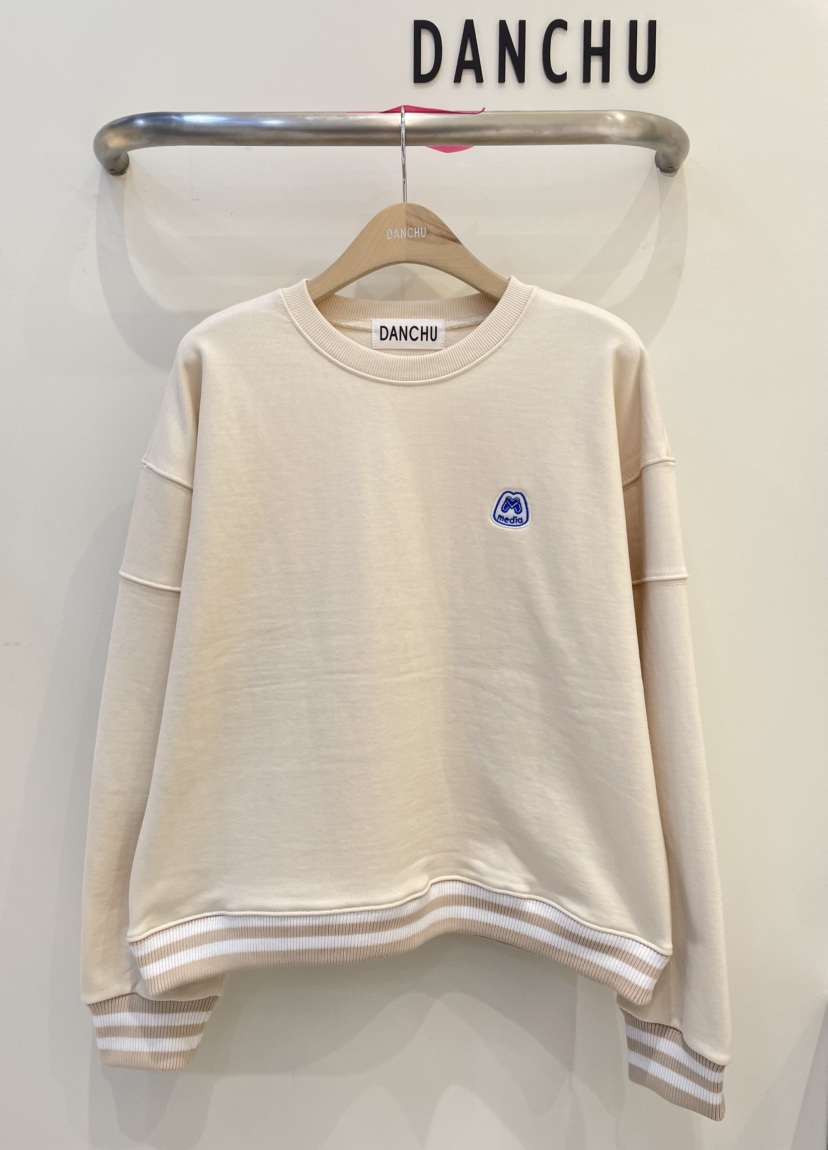 DANCHU韓國代購㊣女裝新款人氣熱賣時尚真品職業休閑25秋冬衛衣DANCHU衛衣