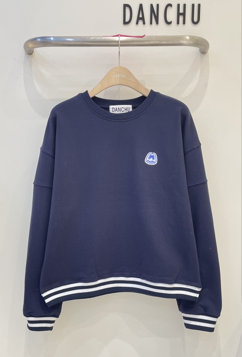 DANCHU韓國代購㊣女裝新款人氣熱賣時尚真品職業休閑25秋冬衛衣DANCHU衛衣圖色3