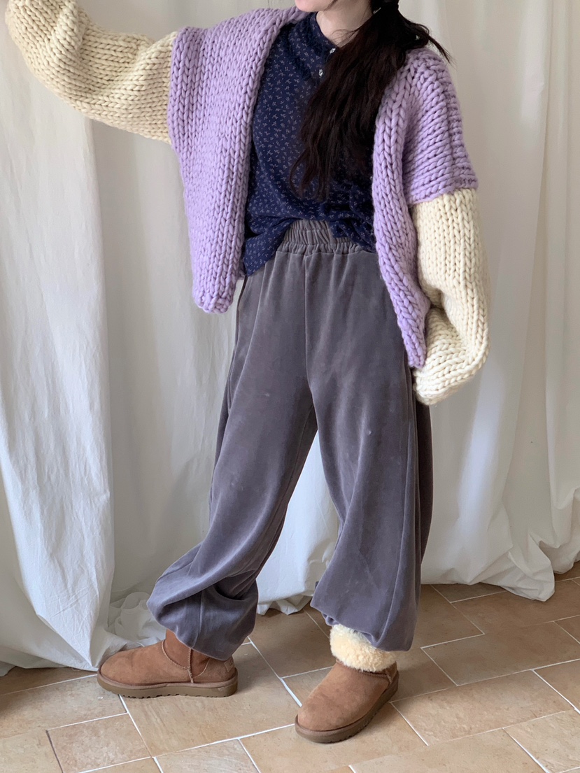 MAISONDEGLORY東大門㊣實拍女裝新品時尚針織衫不含內搭開衫MAISON DE GLORY針織衫