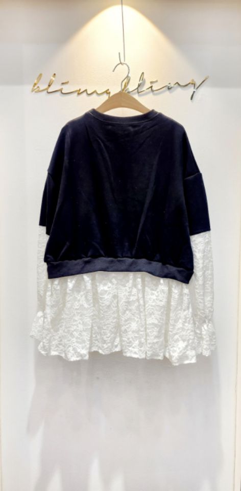 BLING BLING-S東大門㊣實拍女裝新品熱賣人氣休閑長袖T恤BLING BLING-S長袖T恤