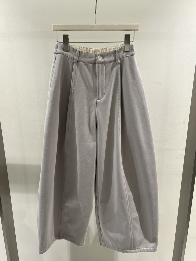 MENTOR東大門㊣實拍女裝新款時尚休閑推薦25秋冬休閑褲含腰帶MENTOR休閑褲