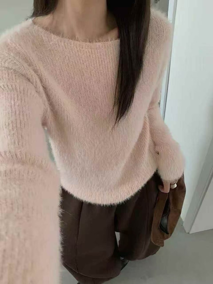 OLA韓國直郵㊣女士新品休閑真品推薦職業人氣25秋冬時尚針織衫mellor/OLA針織衫