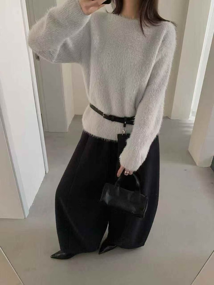 OLA韓國直郵㊣女士新品休閑真品推薦職業人氣25秋冬時尚針織衫mellor/OLA針織衫