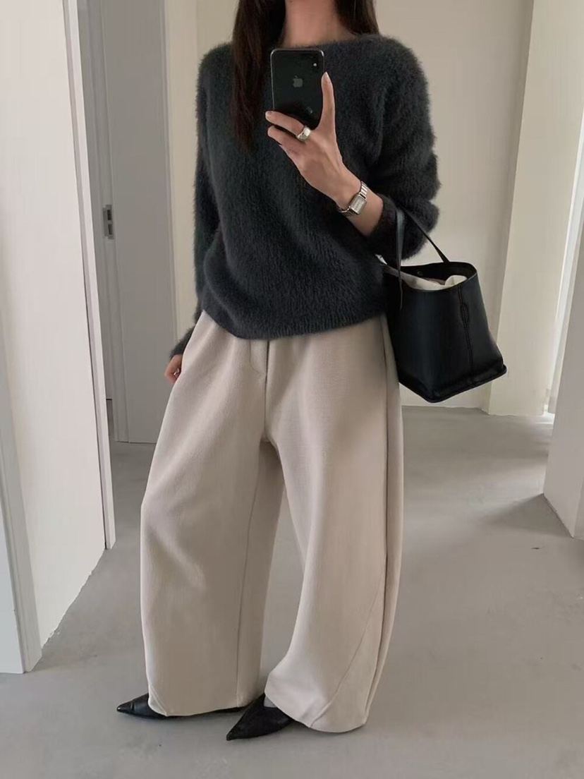 OLA韓國直郵㊣女士新品休閑真品推薦職業人氣25秋冬時尚針織衫mellor/OLA針織衫