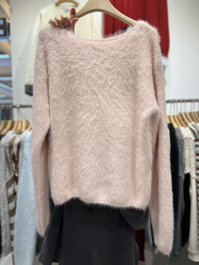 OLA韓國直郵㊣女士新品休閑真品推薦職業人氣25秋冬時尚針織衫mellor/OLA針織衫圖色3