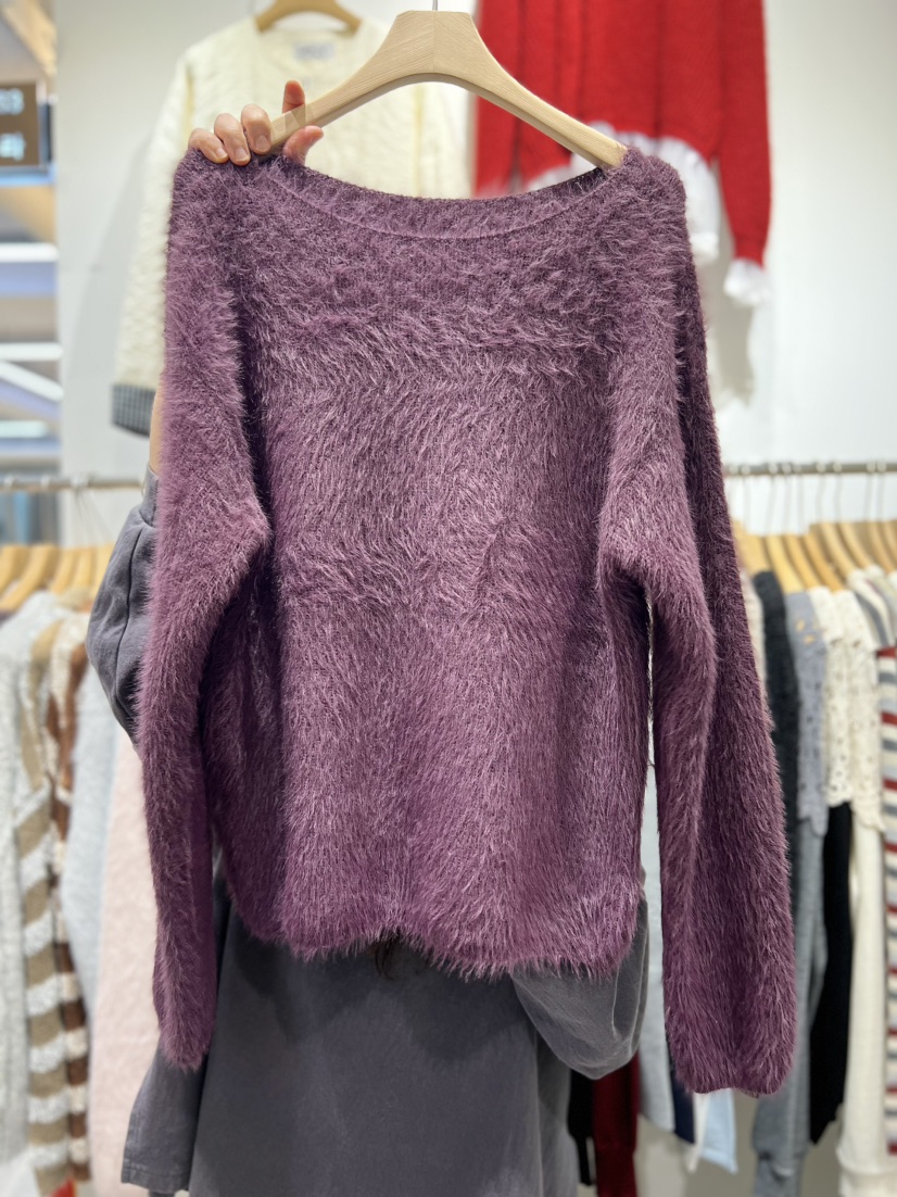 OLA韓國直郵㊣女士新品休閑真品推薦職業人氣25秋冬時尚針織衫mellor/OLA針織衫圖色4