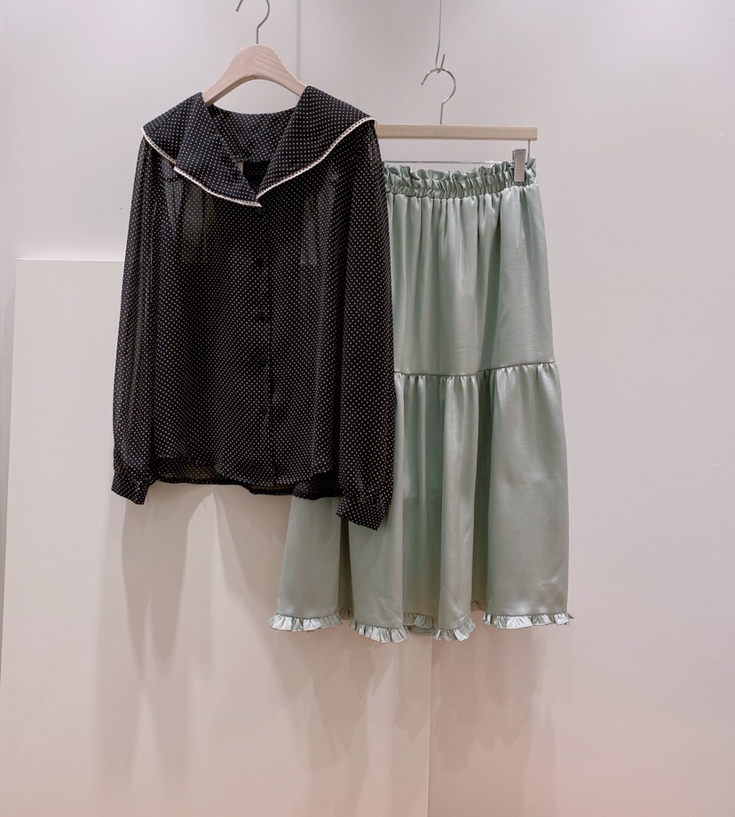 LETAILOR東大門㊣實拍女裝新品25秋冬休閑真品時尚襯衫蕾絲衫LETAILOR襯衫/蕾絲衫