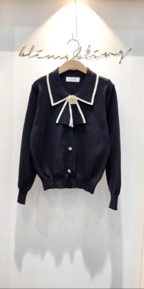BLING BLING-S東大門㊣直郵女裝新品職業時尚熱賣休閑針織衫BLING BLING-S針織衫圖色2