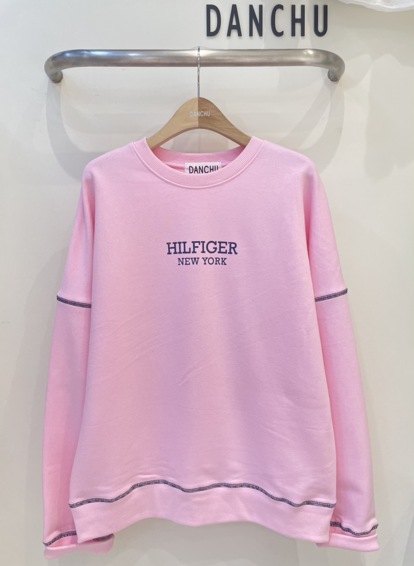 DANCHU韓國代購㊣女士新品職業熱賣時尚真品推薦休閑25秋冬衛衣DANCHU衛衣圖色2