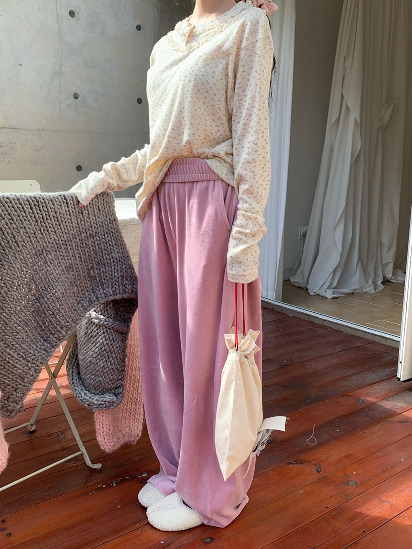 MAISONDEGLORY東大門㊣實拍女裝新品職業25秋冬推薦長袖T恤MAISON DE GLORY長袖T恤