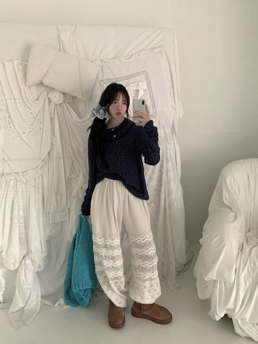 MAISONDEGLORY東大門㊣實拍女裝新品職業25秋冬推薦長袖T恤MAISON DE GLORY長袖T恤