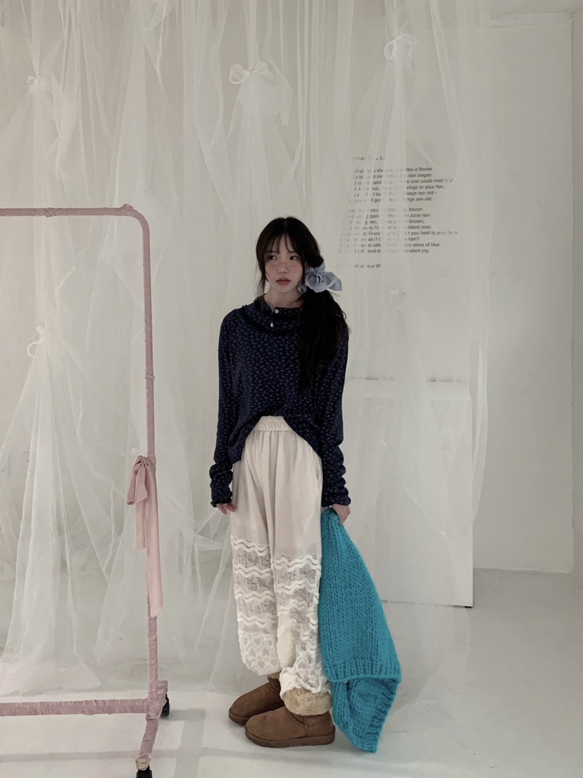 MAISONDEGLORY東大門㊣實拍女裝新品職業25秋冬推薦長袖T恤MAISON DE GLORY長袖T恤