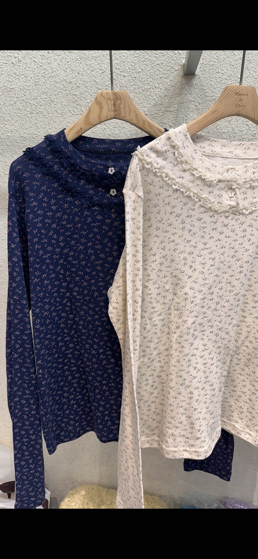 MAISONDEGLORY東大門㊣實拍女裝新品職業25秋冬推薦長袖T恤MAISON DE GLORY長袖T恤