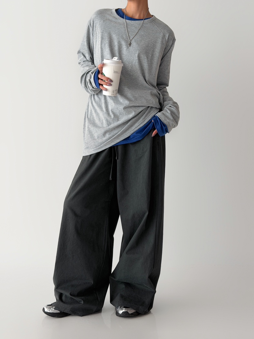 ANGLOG BEIGE韓國直郵㊣女士新品職業25秋冬熱賣時尚休閑褲ANGLOG BEIGE休閑褲圖色2