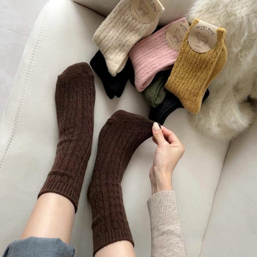 CACTUS-Q東大門㊣直郵女士新品休閑推薦真品時尚25秋冬襪子羊毛CACTUS十雙起/可混搭襪子