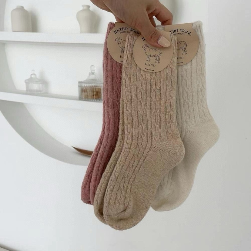 CACTUS-Q東大門㊣直郵女士新品休閑推薦真品時尚25秋冬襪子羊毛CACTUS十雙起/可混搭襪子