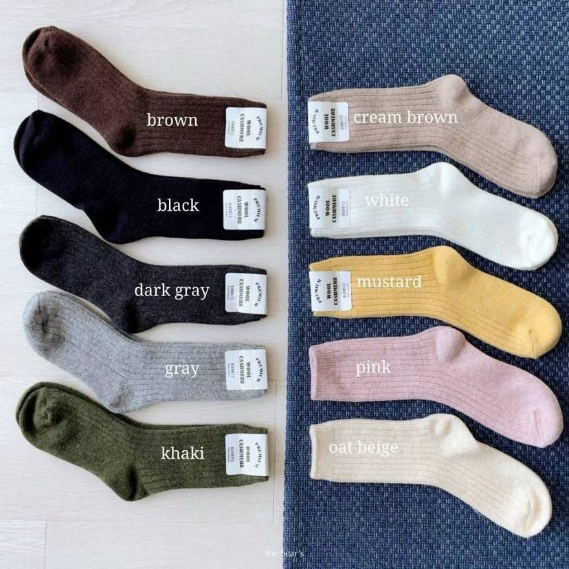 CACTUS-Q東大門㊣實拍女裝新品25秋冬真品時尚襪子羊毛條紋CACTUS十雙起/可混搭襪子