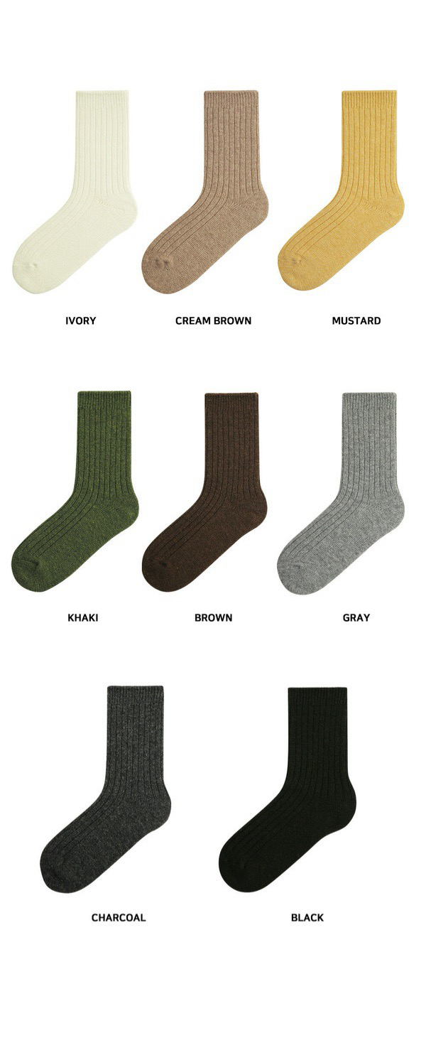 CACTUS-Q東大門㊣實拍女裝新品25秋冬真品時尚襪子羊毛條紋CACTUS十雙起/可混搭襪子