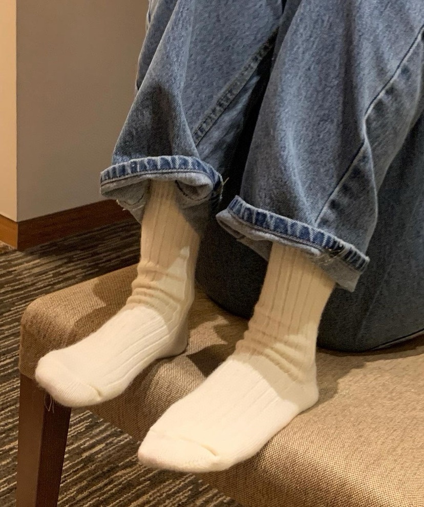 CACTUS-Q東大門㊣實拍女裝新品25秋冬真品時尚襪子羊毛條紋CACTUS十雙起/可混搭襪子圖色2