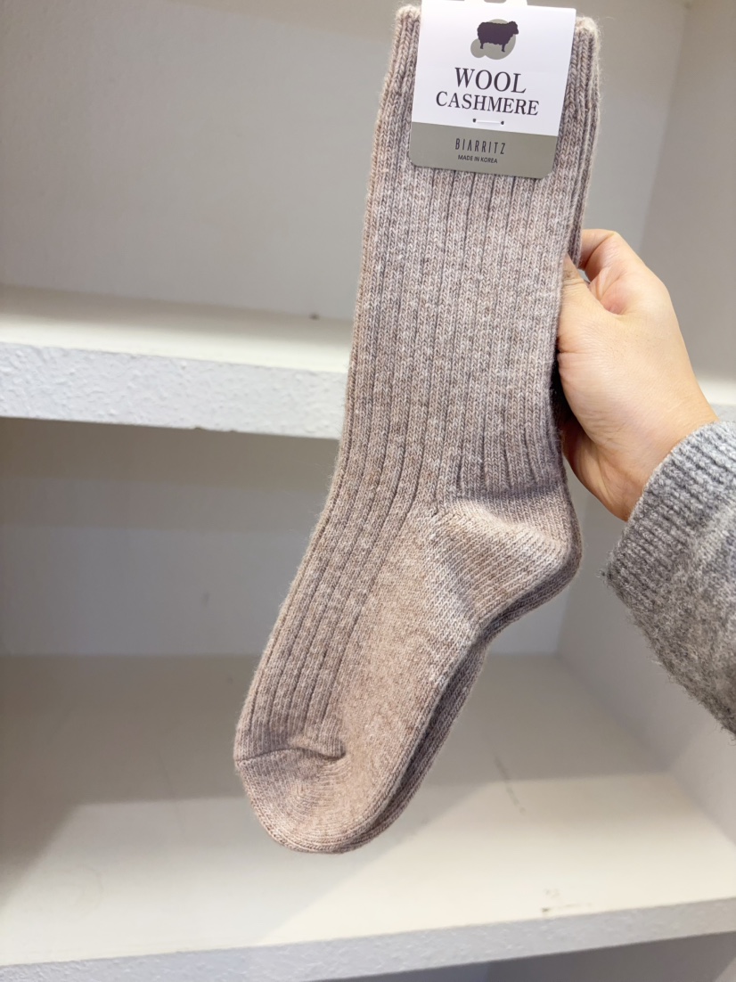 CACTUS-Q東大門㊣實拍女裝新品25秋冬真品時尚襪子羊毛條紋CACTUS十雙起/可混搭襪子圖色3