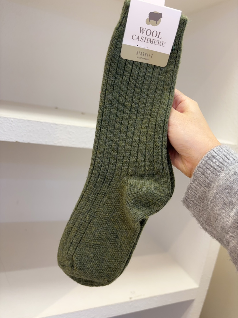 CACTUS-Q東大門㊣實拍女裝新品25秋冬真品時尚襪子羊毛條紋CACTUS十雙起/可混搭襪子圖色5